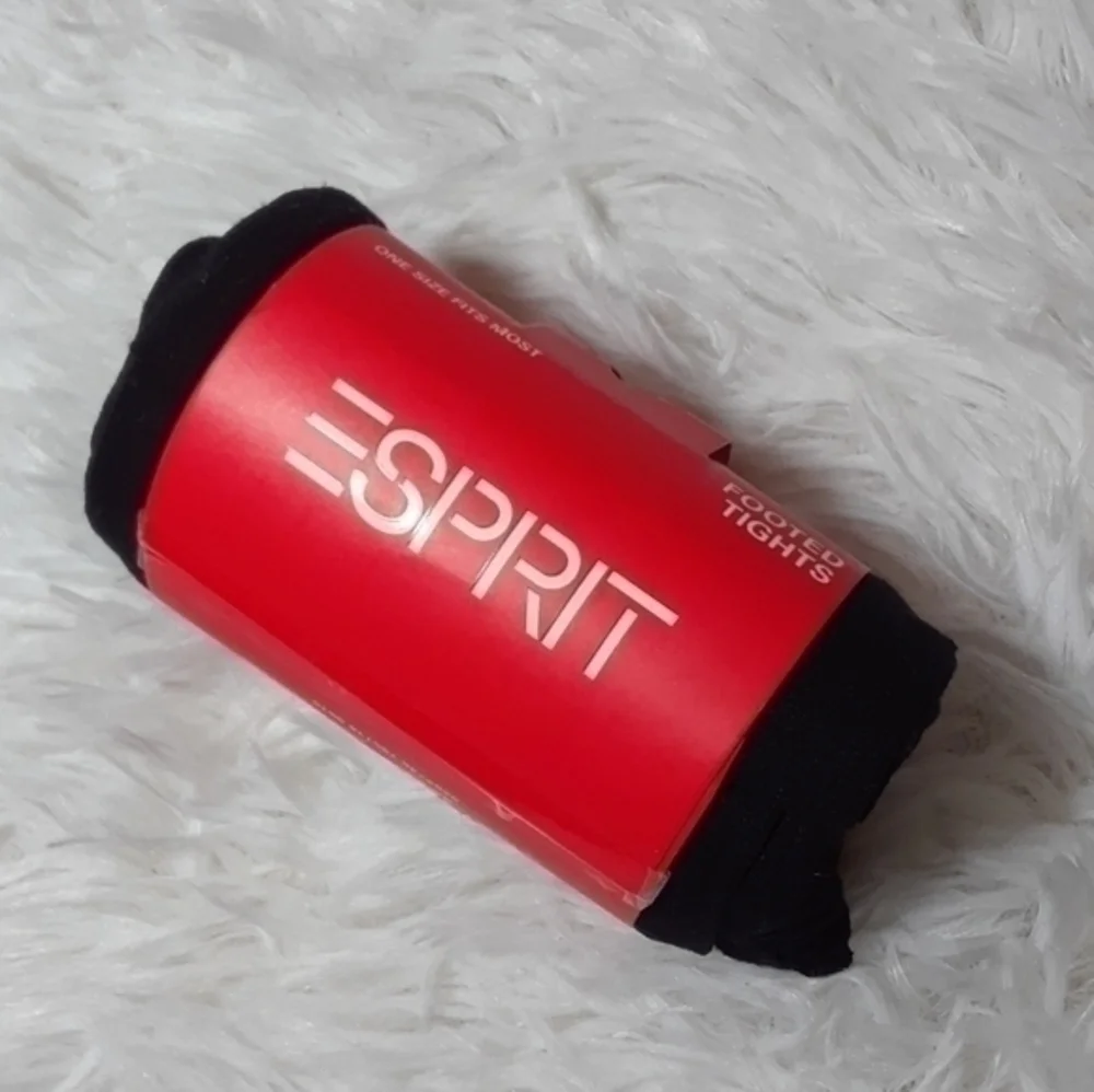 Esprit Opague Footed Tights-Size OS